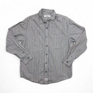 Vintage Levis‎ Button Up Men’s Pinstriped Large Cotton Casual Long Sleeve